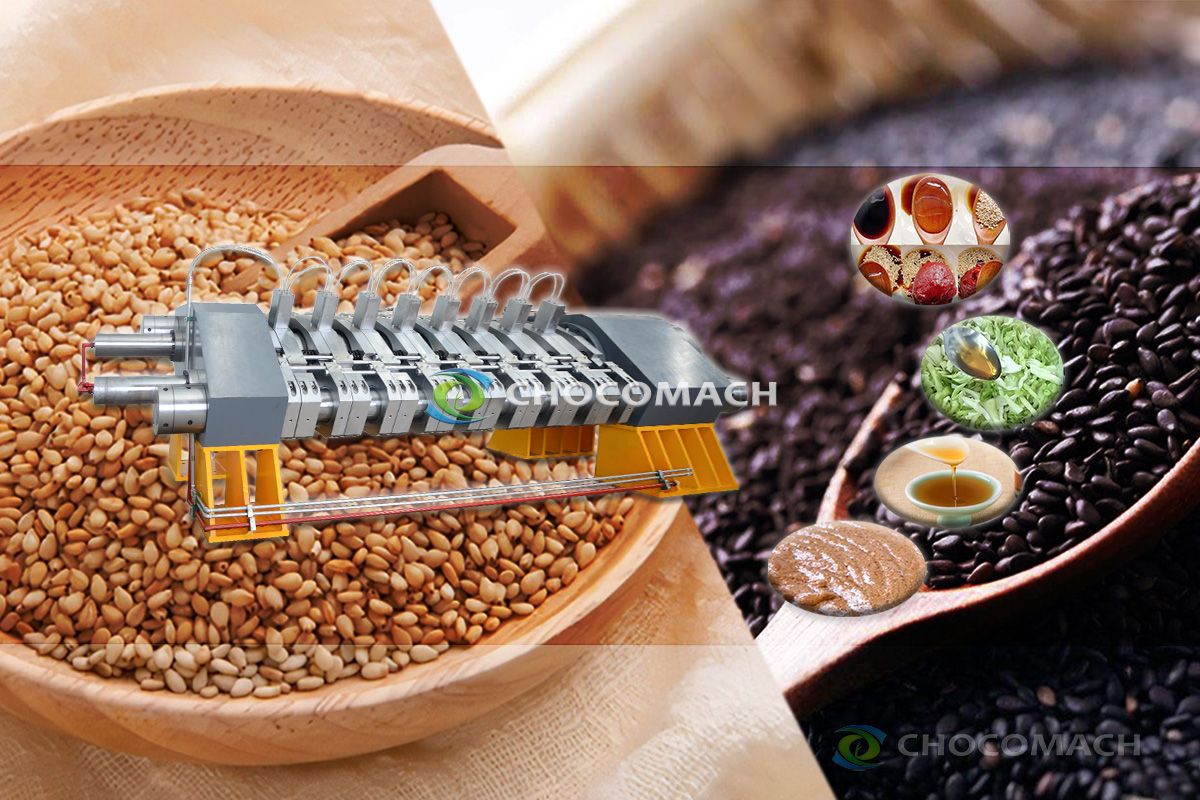 Sesame liquid hydraulic oil press line YZYW