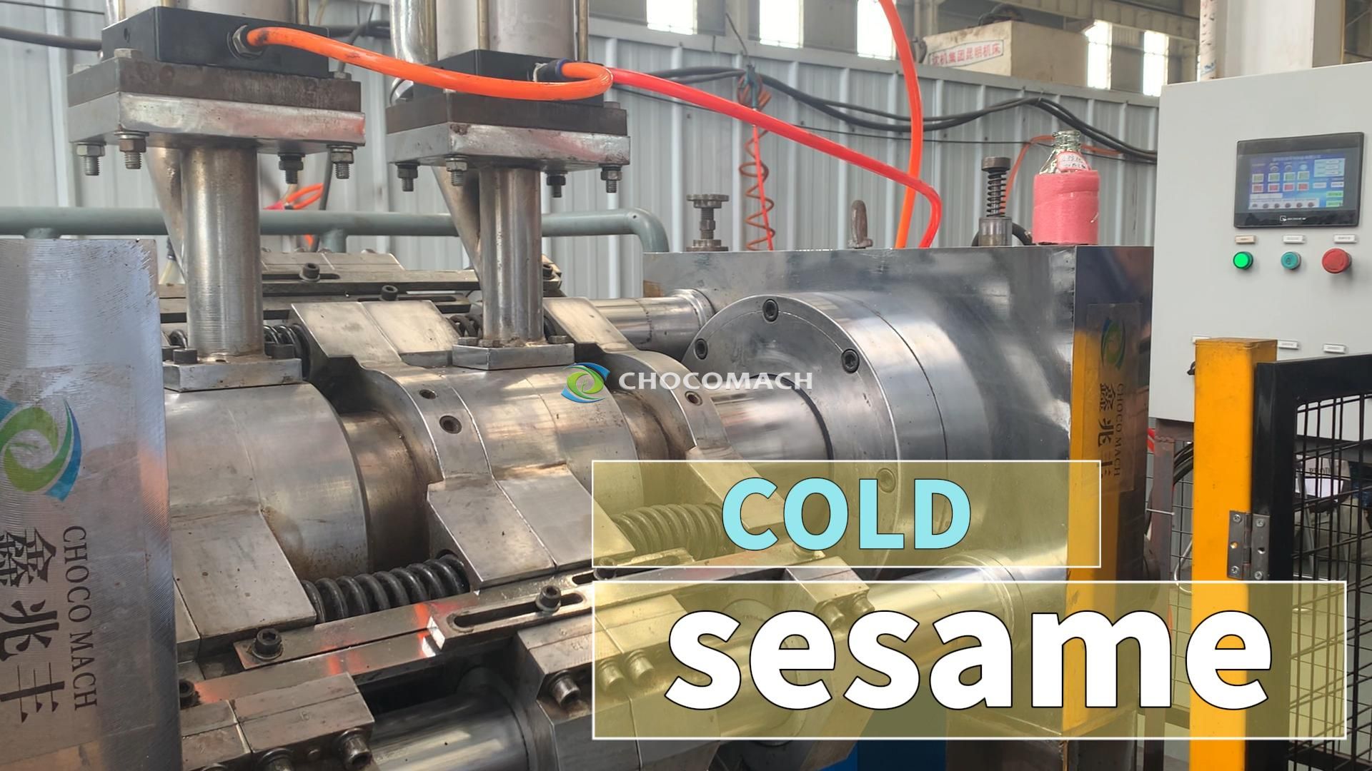 Raw sesame seeds, not roasted or fried, without filter cloth, natural physical pressing sesame oil equipment