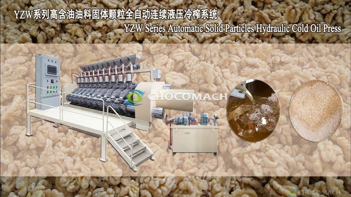 Nut kernel Cold Oil Press YZW for Mid Fat Cake